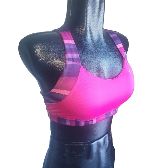 Brooks Pink and Purple Moving Comfort Sports Bra M - Picture 3 of 7